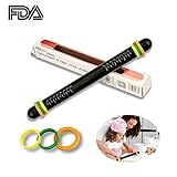 Rolling Pin Spacers French Rolling Pins With 3 Removable Adjustable Thickness Rings Dough Roller for Baking Dough, Pizza, Pie, Pastries, Pasta and Cookies