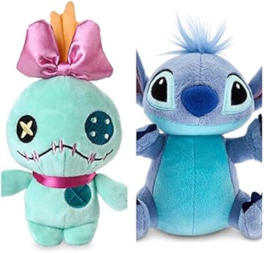 Disney STITCH und SCHRULLE Mini-Bean-Bag Plüschtier Kuscheltier Set