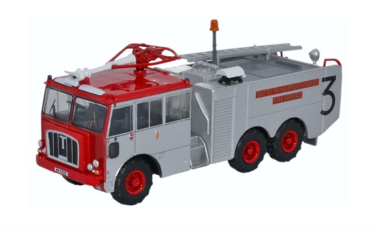 Oxford Diecast 1:76 Thornycroft Nubian Isle of Man Airports Board Fire Service Collectable model 76TN004