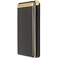 Jectse Flip Phone, Unlocked Cell Phone Big Phone with SOS, Flashlight, High Volume, 2G Phone Flip Cell Phone Mobile Phone for Senior Elderly (Gold)