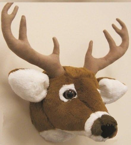 11 White Tailed Deer Head Plush Stuffed Animal Toy by SAH