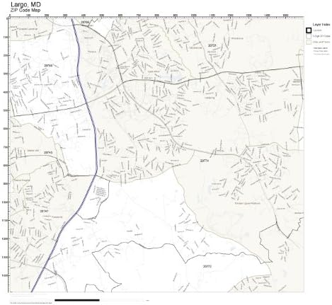 Amazon Com Zip Code Wall Map Of Rockport Tx Zip Code Map Laminated - Map