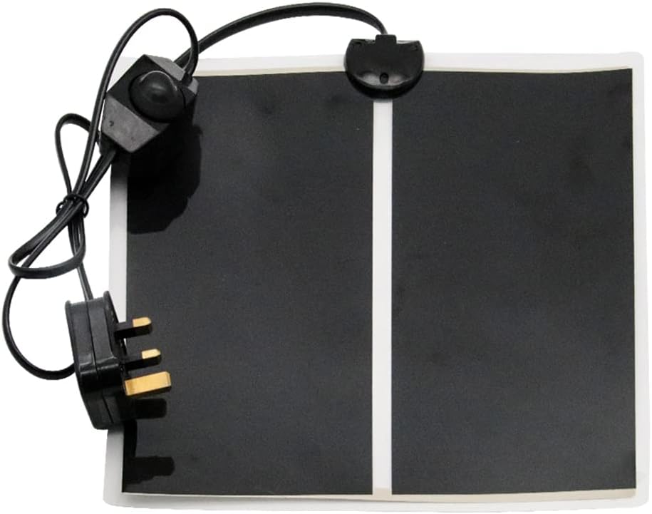 Lucky Farm 14W Reptile Heat Mat 28x28cm UK Plug Vivarium Warmer Pad