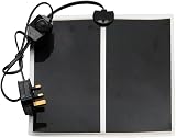 Lucky Farm 14W Reptile Heat Mat 28x28cm UK Plug Vivarium Warmer Pad