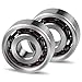 Coogam 606 Hybrid Ceramic Ball Bearing ,High Speed Smooth Quiet Durable,Si3N4 Silicon Nitride Black Ceramic,Pack of 2 (Size 606)