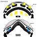 ZIONOR Lagopus X1 Snow Snowboard Ski Goggles with Detachable Extra-large Lens and Wide Angle Double-layer Lens Anti-fog Big Spherical Ski Goggle