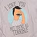 Bob's Burgers You're All Terrible T Shirt & Stickers (Large)