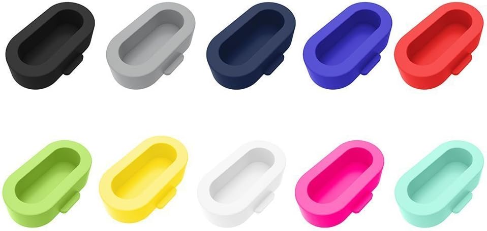 VKIS Garmin Fenix 5 Anti Dust Plug,[10 Pack] Soft Silicone Charger Port Protector Caps Jack for Garmin Fenix 5 / 5S / 5X / Vivoactive 3 / Forerunner 935 / Approach S60 / D2 / Quatix 5 GPS Smartwatch