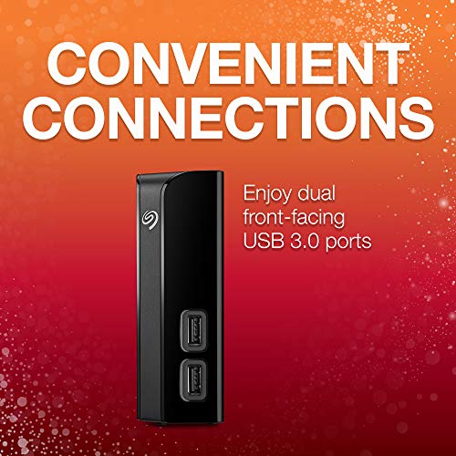 Seagate-Backup-Plus-Hub-4TB-External-Hard-Drive-Desktop-HDD--USB-30-for-Computer-Desktop-Workstation-PC-Laptop-Mac-2-USB-Ports-2-Months-Adobe-CC-Photography-STEL4000100-ModelSTEL4000100