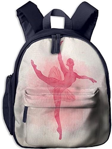 HFIUH5 Ballet Dancer Dancing Printing Backpack School Book Bag Boys Girls Daypack Travel Bag For Kids