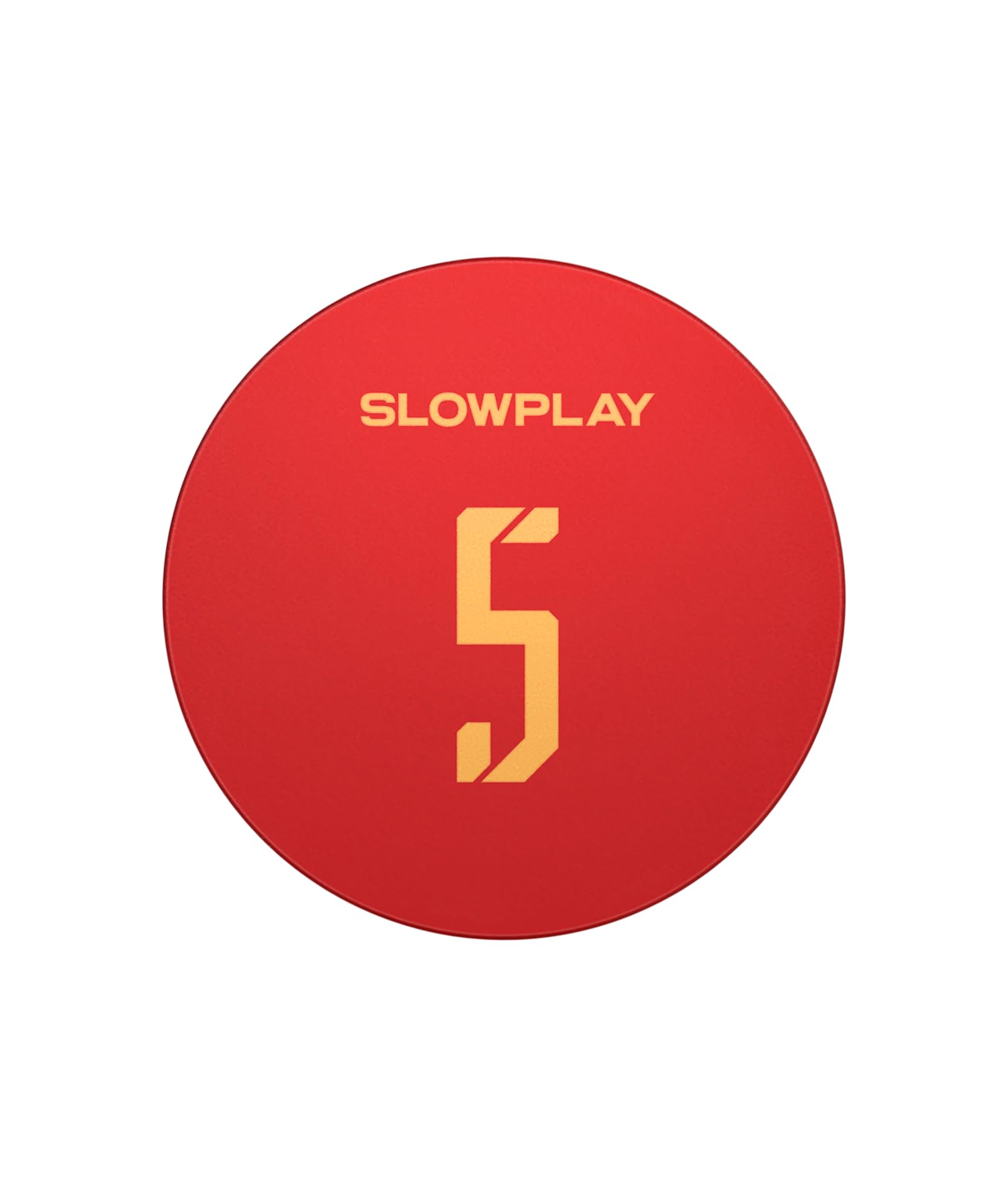 SLOWPLAY Godel Ceramic Poker Chips in Bulk, Casino Grade Ceramic 10-Gram Poker Chip for Texas Hold'em, 39mm Professional Chips Pack of 50 with Denomination of 5 — image 1