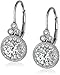 Amazon Collection Platinum or Gold Plated Infinite Elements Zirconia Vintage Drop Earrings