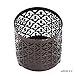 Hosley Metal Jar Candle Sleeves/Holders - Your Choice of Colors and Designs (Oil Rubbed Bronze)