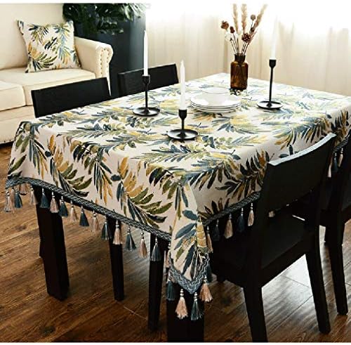 テーブルカバー 防カビ 厚手 耐久性 コットンリネン スピード対応 全国送料無料 天然素材 ジャカード生地 幾何柄 撥水加工 グ 耐久 撥水 長方形 テーブルランナー コーヒーテーブル収納テーブルなど 国産 テーブルクロス 130cm 130 に最適 Size バッグ Green 屋内または