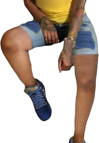 ripped skinny shorts