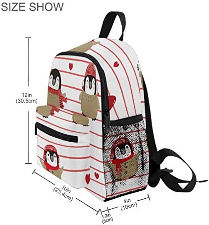 リュック キッズ 子供 おしゃれ かわいい リュックサック 男の子 女の子 軽量 大容量 ペンギン アニマル ハート しま ストライプ かわいい 子供用バッグ デイバッグ 幼稚園 入園 通園 通学 遠足 旅行 アウトドア お祝い プレゼント ギフト B07kfqsp 1 250円