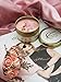 MAGIC FUNCTION Aromatherapy Scented Candle with Dried Flower, 3.4Oz, 20 Hours Love is Full of Sweet and Strong, Better to Protect The Feelings of Lover. (Love ME).thumb 3