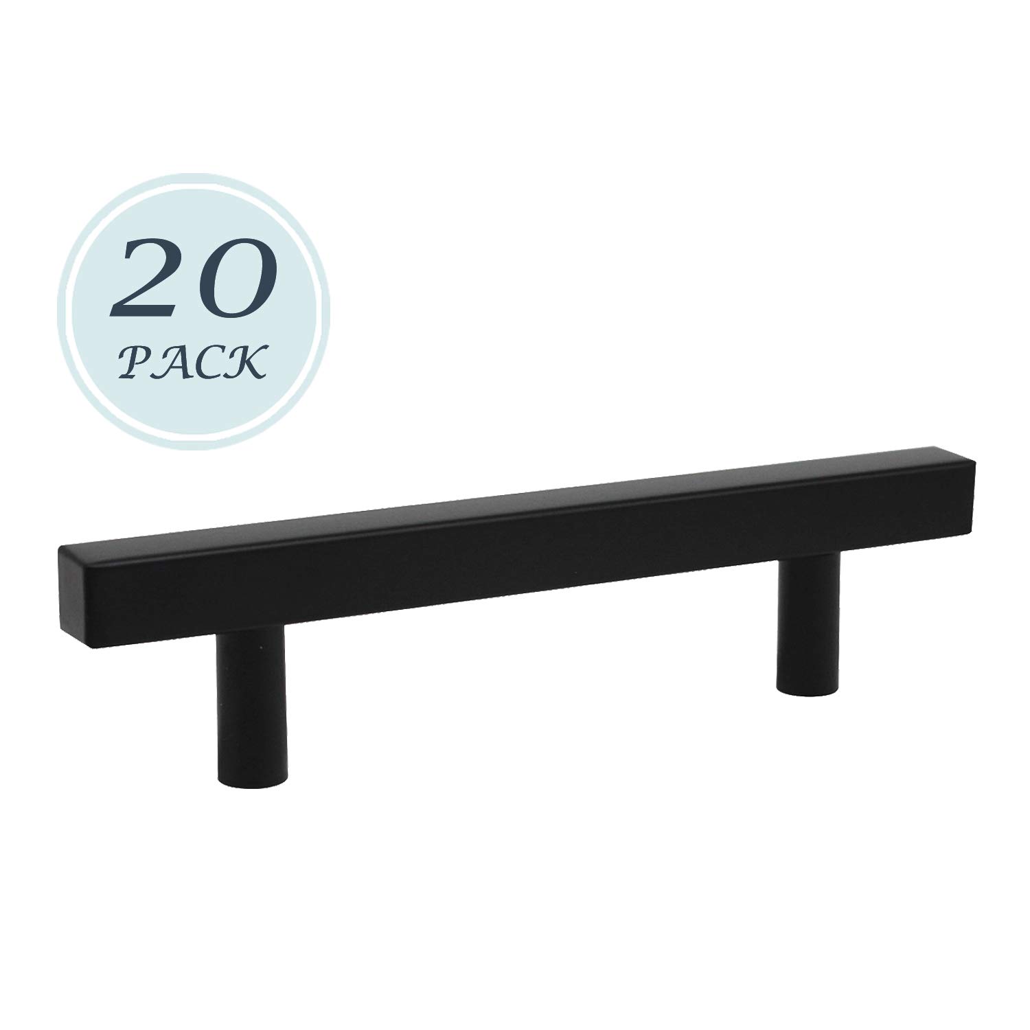 Best Black Square Bar Cabinet Pull Drawer Handle