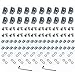 boeray 20 Sets Aluminum Profile 2020 Series with Slot 6mm Connection Bracket Set，20pcs Corner Bracket + 40pcs Hex Socket Screw Bolt M5x10mm + 40pcs Washer+40pcs T Slot Nut + 2 Wrench