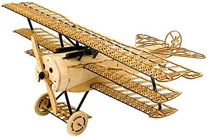 3D Wooden Puzzles Airplane DIY Fokker 