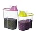 2pcs Rice Cereal Containers Storage Bpa Free Transparent Sealed Tank Food Storage Cans Dumping of Dried Fruit Snacks Flour Splenda Antibacterial Storage Tank