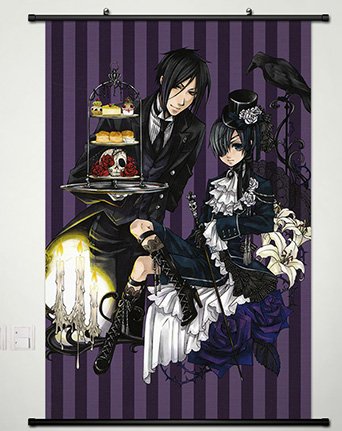 Black Butler Sebastian Ciel Dining Wall Scroll