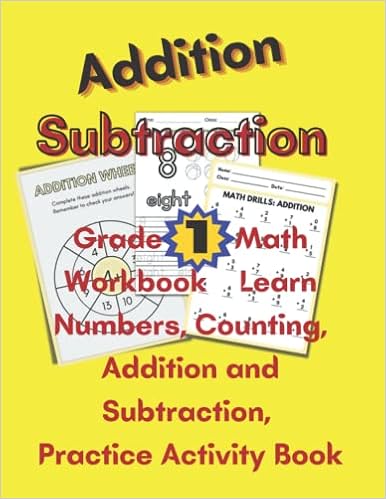 Grade 1 Addition Subtraction workbook: Grade 1 Math Workbook ...