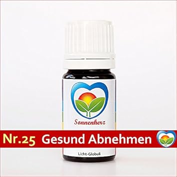 Energetische & feinstoffliche Sonnenglobuli Nr. 25 GESUND ABNEHMEN von Sonnenherz. Informierte Globuli, Globulis, Lichtglobul