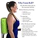 High Density Foam Roller from D-Fit by Deawna, The Arrow, Targeted Nodules for PinPointing Knots and Areas of Tension, Hollow, Anti-Slip Surface, 13