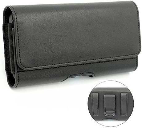 iPhone 7 Plus Holster Case, Covboa Leather Belt Clip Holster Case Cell Phone Carrying Pouch for Apple iPhone 7 Plus with Built In ID Card Slot (Perfect Fits with otterbox case and thick case)