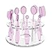 docolor 10 Hole Oval Makeup Brush Holder Drying Rack Organizer Cosmetic Shelf Tool