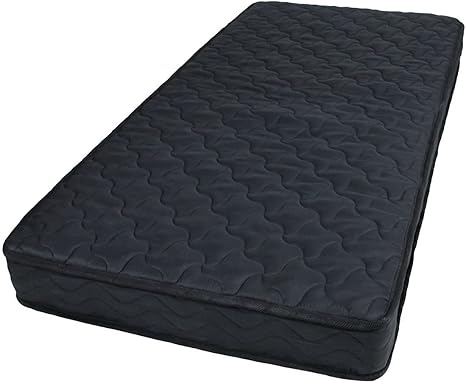 Amazon タンスのゲン マットレス シングル ボンネルコイル 厚み17cm 高密度 コイル数352個 硬め ベッドマット 通気性 ベッドマットレス ブラック 02 折りたたみマットレス オンライン通販