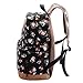 Douguyan Casual Lightweight Print Backpack for Girls and Women School Rucksack