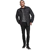 Calvin Klein Men's Diamond Quilted Shirt Jacket