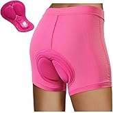 Lixada Women's Cycling Shorts 3D Padded MTB Bicycle Bike Underwear Shorts