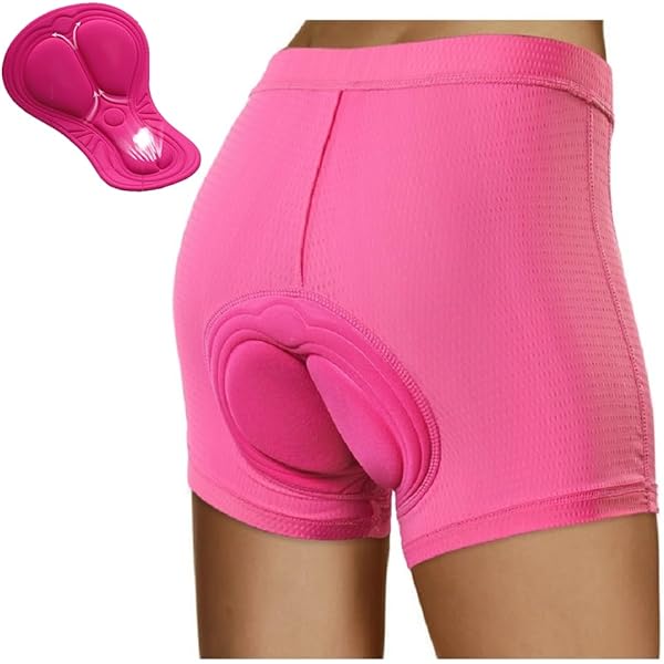 Nepest Womens Cycling Shorts Padded Mountain Bike Road Biking Biker 2 In 1 Padding