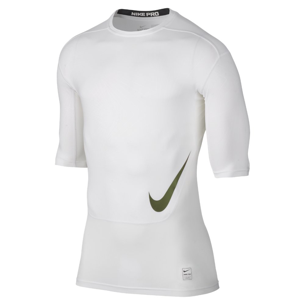 nike men's pro half sleeve compression football shirt