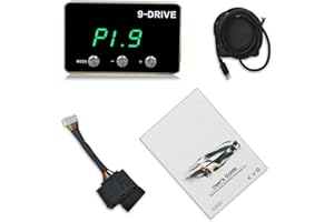 Srutueo Electronic Throttle Controller 9 Mode Pedal Accelerator Fuel-Efficient for JK RAM 1500