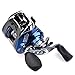 Cisno 11BB 6.3:1 10+1BB Ball Bearings Right Hand Bait Casting Fishing Reel Bait Casting Reels (Blue)