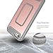 YOUMAKER iPhone 6S Plus Case, Full-Body Rugged Heavy Duty Protection Case for Apple iPhone 6S Plus (2015) 5.5 inch/iPhone 6 Plus (2014) with Built-in Screen Protector - Rose Gold/Gray
