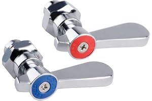 ROYAL BRITANIA Faucet Repair Kit with Handles and Stems for Wall Mount Faucets