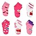 Sesame Street 6 pack Quarter Socks (Baby/Toddler/Little Kid)