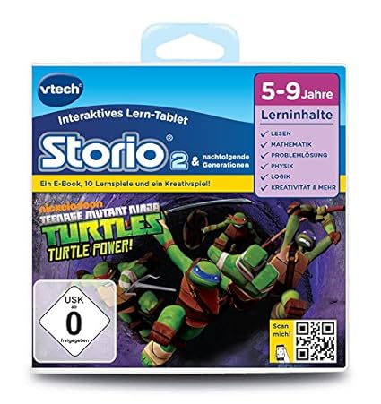 VTech 80-231304 - Lernspiel Teenage Mutant Ninja Turtles (Storio 2, Storio 3S)
