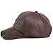 MAOTE Men's Vintage PU Leather Baseball Cap Windproof Warm Outdoor Sports Driving Hats