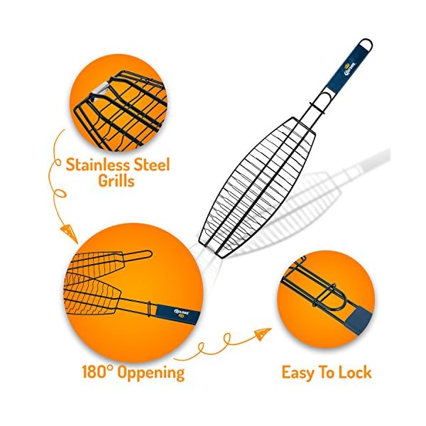 Corona BBQ Barbeque Grill Baskets and Grilling Racks The Home Kitchen