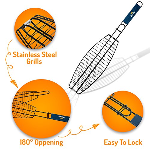 Corona BBQ Barbeque Grill Baskets and Grilling Racks The Home Kitchen