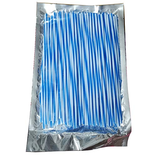 Yibid 72 PCS Universal Wheel Rim Spoke Skins Covers Wrap Decor Straws Coats Protector Kit for 8"-21" rims Motorcycle Bicycle Dirt Bike Yamaha Kawasaki Suzuki Reflective Guard Protector (Light Blue)