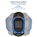 NEXGADGET Ceramic Personal Heater,Mini Space Heater Auto Oscillation,ETL Listed,Smart Touch Control, Fan Heater Over-Heating&Tip-Over Protection Office Home Desk,Tabletop-600 Watt