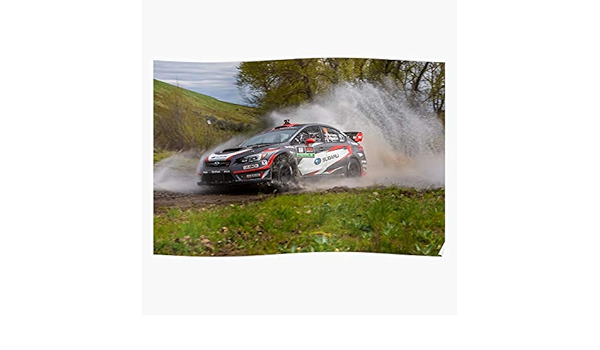 Amazon Com Kineticards Racing Sports Motorsport Rallye Subaru Rally Sport Home Decor Wall Art Print Poster Posters Prints