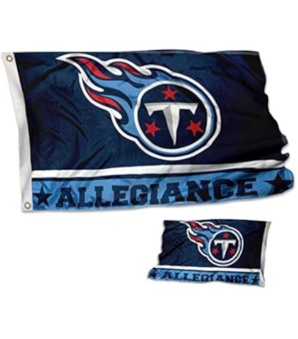 TENNESSEE TITANS Logos On 7/8" Grosgrain Ribbon With Decorative Borders 6 thumbnail image